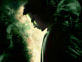 Man suit tie green light - a green light free wallpaper
