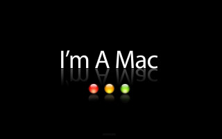 Black background white text three - im free wallpaper