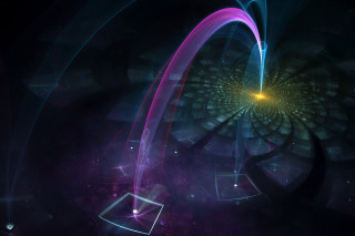 Spiral design purple blue yellow - smaller free wallpaper