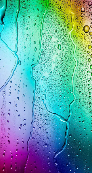 Rainbow colored background water droplets 2 - david lachapelle free wallpaper