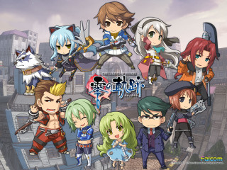 Anime characters cityscape cat group - top of it free wallpaper