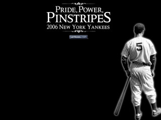 Baseball player pride power pinstripes - the back of his shirt free wallpaper