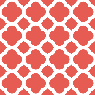 Red white pattern circles side - red free wallpaper