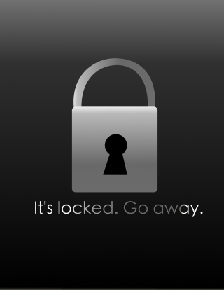 Lock its locked go away 2 - carles delclaux i free wallpaper