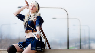 Woman sailor outfit sword city - cosplay free wallpaper