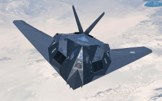 Fighter jet snow mountains deconstructivism - beeple free wallpaper