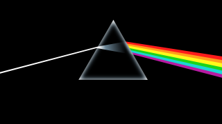 Dark moon rainbow holography raytrace - a dark side of the moon free wallpaper
