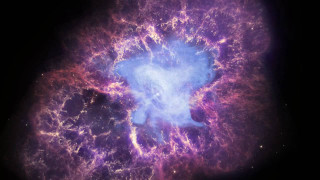 Large blue object sky black - a blue center free wallpaper