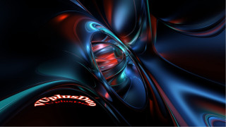 Blue red swirl red light - dave allsop free wallpaper