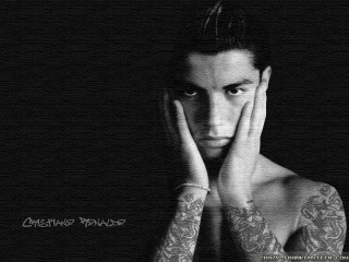 Man tattoos hands face looking - farid mansour free wallpaper