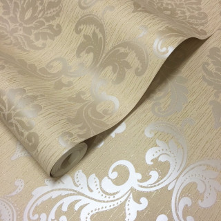White beige pattern wallpaper tape - a wallpaper free wallpaper