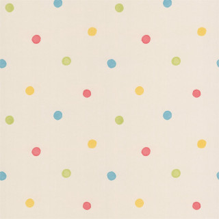 White background multicolored polka dots - polka dot free wallpaper