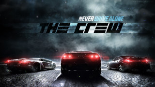 Crew cars keyart glowing laser - a group of cars free wallpaper