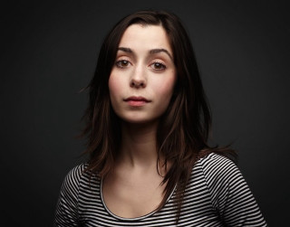 Woman striped shirt black background - barbizon school free wallpaper