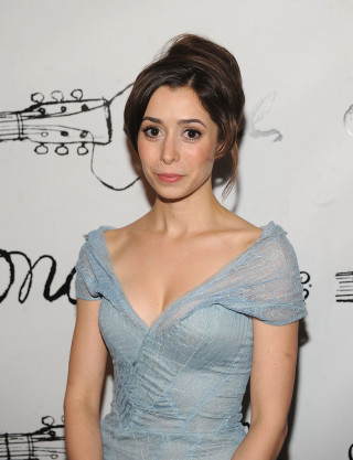 Woman blue dress guitar wall - beautiful free wallpaper