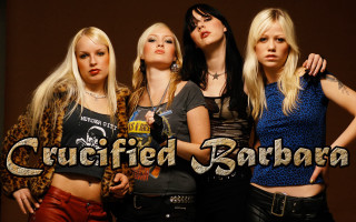 Women group brown background crucified - a brown background free wallpaper