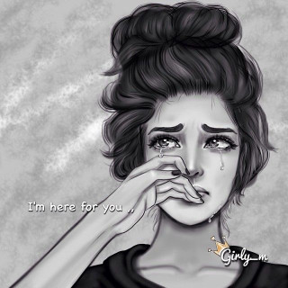 Sad woman hand on face - sad free wallpaper