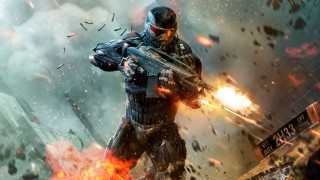Futuristic man suit gun fireball - a futuristic suit holding free wallpaper for desktop