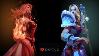 Woman costume dress sword hand - splash art free wallpaper for desktop
