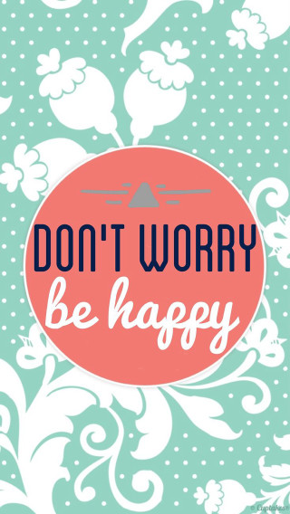 Blue white red circle dont - happy free wallpaper