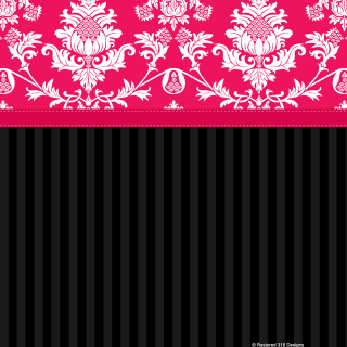 Pink black wallpaper white flower - a black stripe free wallpaper