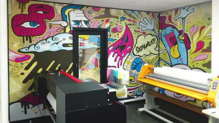 Room mural machine window interior - a large window free wallpaper