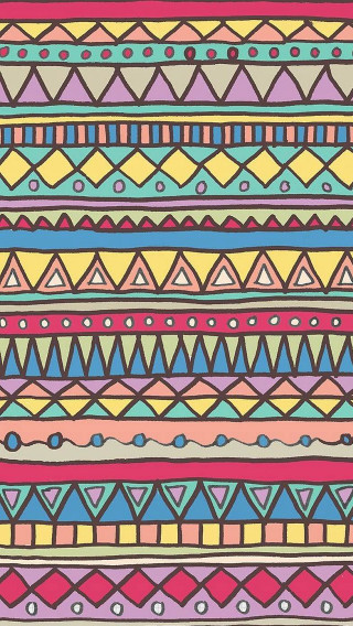 Colorful pattern lines dots annabel - line free wallpaper