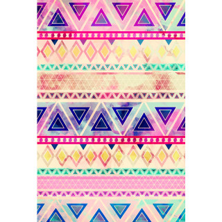 Colorful pattern pink background blue - derf free wallpaper