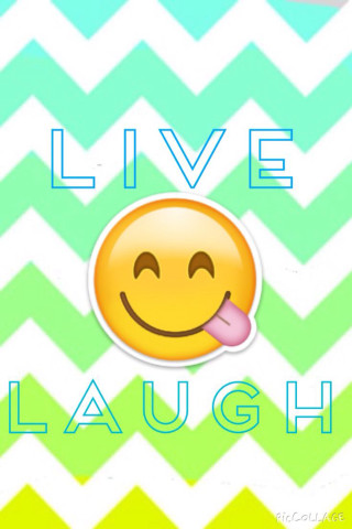 Smiley face tongue live laugh - cheerful free wallpaper