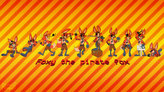 Cartoon characters four little ones - them in front free wallpaper