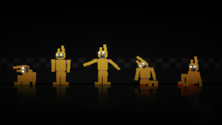 Yellow black costumes group pixel - costume free wallpaper