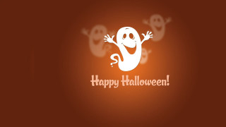Happy halloween ghost face hands - happy free wallpaper