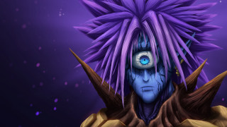 Purple haired man vanitas detailed - a digital painting of a man free wallpaper