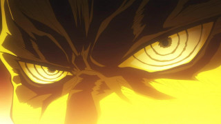 Cat eyes yellow light black - ufotable free wallpaper