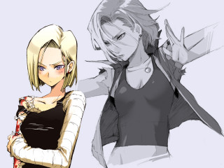 Blonde woman black top white - a white collar free wallpaper