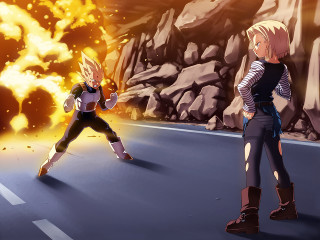 Two people road fireball rock - two person free wallpaper