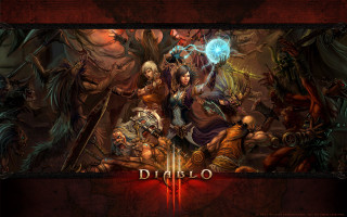 Group people game banner diablo - a game free wallpaper for desktop