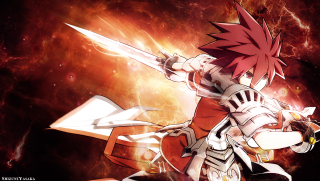 Sword space stars red white - background free wallpaper