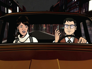 Man woman car night library - ada gladys killins free wallpaper