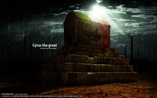 Large stone structure lightning bolt - great free wallpaper