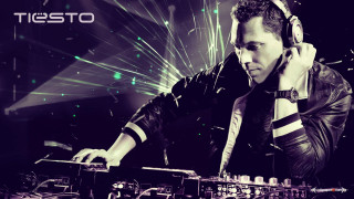 Man headphones mixing music mixer - headphone free wallpaper