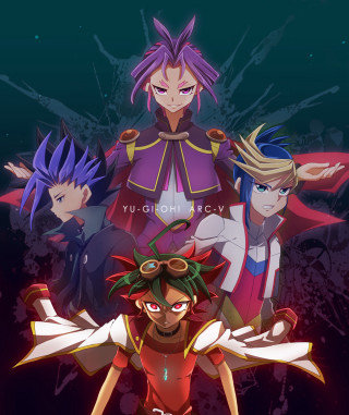 Anime characters group dark background 4 - a group of anime characters free wallpaper