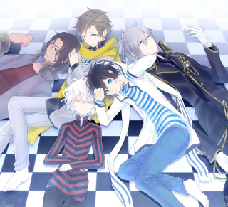 Group people checkered floor cell - the other hand free wallpaper