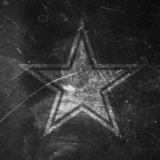 Star black scratches white symbolism - symbolism free wallpaper