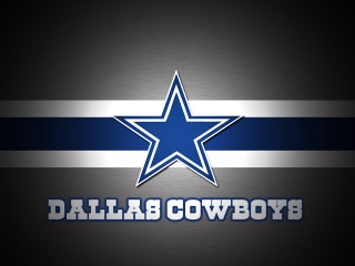Cowboys metal background logo star 2 - a picture of a logo free wallpaper