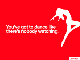 Woman dancing red background quote - the movie free wallpaper