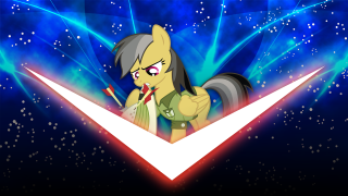 Cartoon pony pen mouth light - a pen free wallpaper