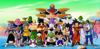 Cartoon characters mountain rocks trees - a group of cartoon characters free wallpaper