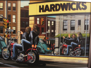 Motorcycles women city scene fantastic - fantastic free wallpaper