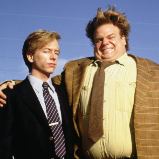 Two men suits ties posing 3 - the other free wallpaper